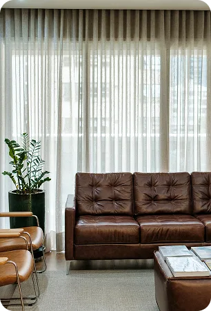 Sala de espera da Clínica Zilli